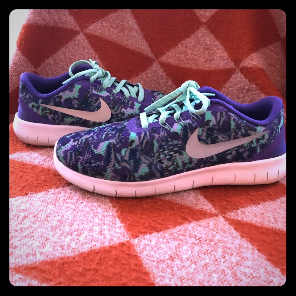 Nike Purple Teal Sneakers